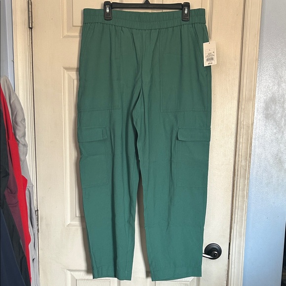 NWT A new day green cargo pants size large - Picture 1 of 5